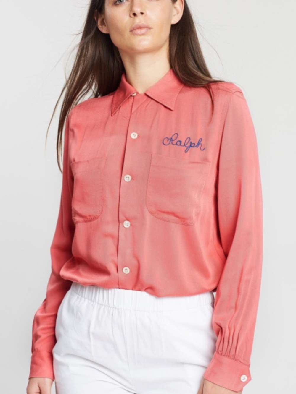 Polo Ralph Lauren Embroidered Twill Shirt Mechanic Shirt Old Montauk 67 Highway